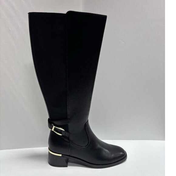 Unisa Women’s Apryl Black Knee High Boots, Size 7W, Wide Calf - Picture 1 of 7